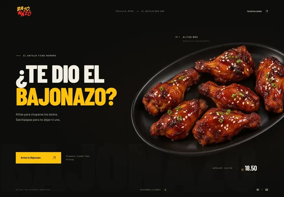 Propuesta de web para Bajonazo